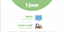 Une formation innovante : le matin vous vous formez ; l'après midi  vous obtenez votre CACES